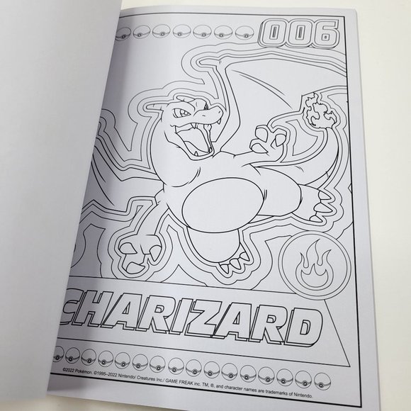 Bendon Pokemon Advanced Coloring Book Uncolored 40 Pages Tear & Share Adult Kids - Picture 7 of 10